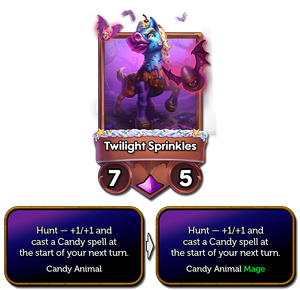 Twilight Sprinkles is now a Candy Animal Mage, was just Candy Animal.