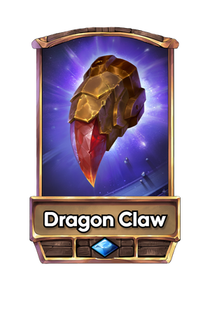 A Dragon Claw card.
