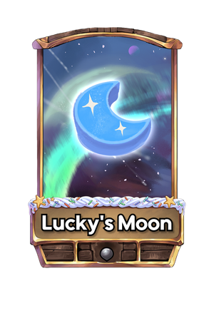 A Lucky's Moon card.
