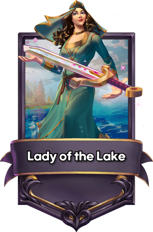 A Lady of the Lake card.
