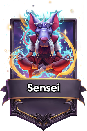A Sensei card.
