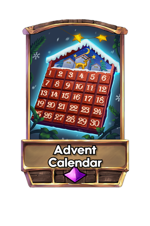 A Advent Calendar card.