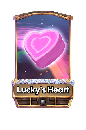 A Lucky's Heart card.