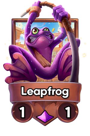 A Leapfrog card.