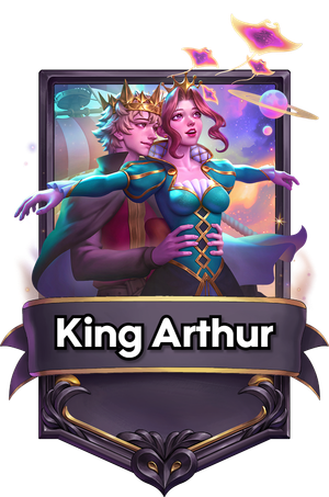 King Arthur standing at the bow of a ship with his love mimicing Titanic