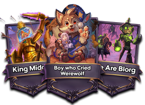 Boy who cried werewolf, wea re borg and king midas alt arts.
